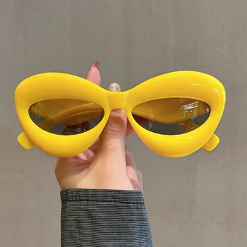 Αστεία γυαλιά ηλίου Γυναικεία μόδα επώνυμα σχεδιαστής Υπερμεγέθη πανκ γυαλιά ηλίου ανδρικά πάρτι Hip pop αποχρώσεις Γυαλιά ηλίου Gafas De Sol Mujer