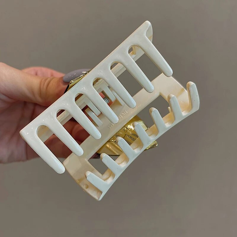 1 ΤΕΜ Κορεατικά νύχια μαλλιών σε σχήμα καρδιάς Κομψές ακρυλικές φουρκέτες Barrette Crab Hair Clips Καλύμματα κεφαλής για γυναίκες, κορίτσια, αξεσουάρ μαλλιών