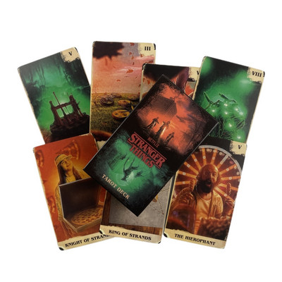 The Stranger Things Tarot Cards Divination Deck Versiuni în engleză Ediție Oracle Board Playing Game For Party