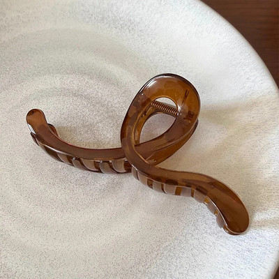 Μεγάλα γυναικεία κλιπ μαλλιών Γεωμετρικό σχήμα Κλιπ για τα μαλλιά για κορίτσια Ματ διαφανείς φουρκέτες Μοντέρνα αξεσουάρ για τα μαλλιά Κορεάτικη κόμμωση