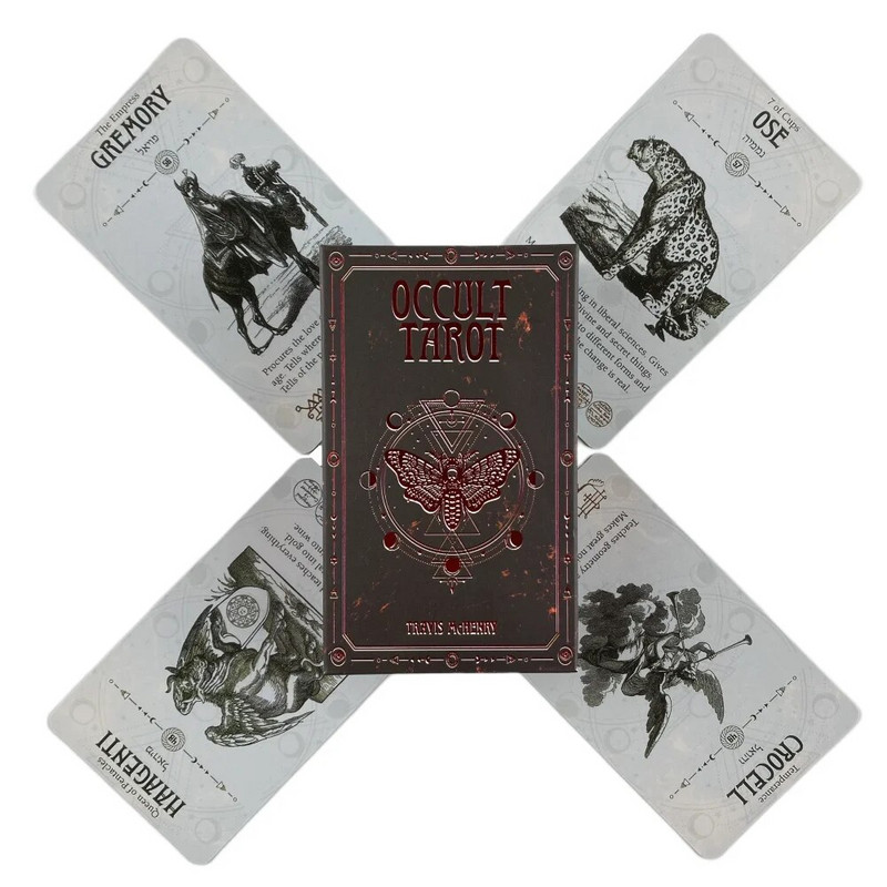 Arcanum Occult Tarot Cards English Version Witches Fun Deck Table Divination Fate Επιτραπέζια παιχνίδια που παίζουν για πάρτι