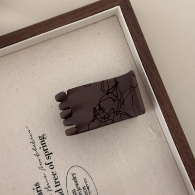 Juuksenõelad ja -klambrid aksessuaarid küünised naistele tüdruk matt must Krabi vintage populaarsed saagid trendikas juhtiv moe kpop uus