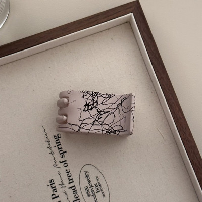 Juuksenõelad ja -klambrid aksessuaarid küünised naistele tüdruk matt must Krabi vintage populaarsed saagid trendikas juhtiv moe kpop uus