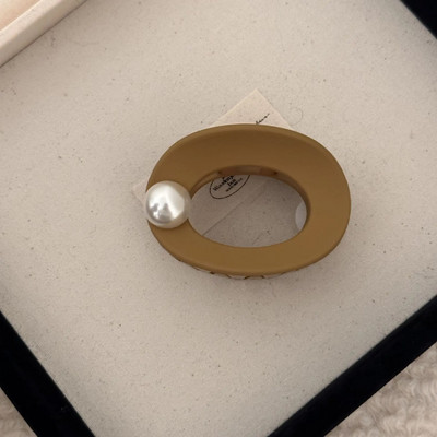 Matu sprādzes aksesuāri nags sievietēm meitene piespraudīte melna pērle, matēti krabji 2023. gada populārie korejiešu korejiešu populārie izstrādājumi