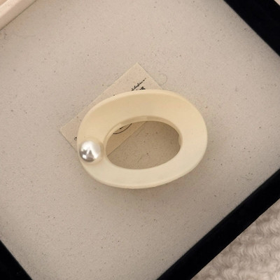 Matu sprādzes aksesuāri nags sievietēm meitene piespraudīte melna pērle, matēti krabji 2023. gada populārie korejiešu korejiešu populārie izstrādājumi