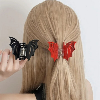 Halloween Bat Hair Clip Punk Personality Acetic Acid HairClaw 2023 Μοντέρνα σχεδίαση Γυναικεία κορίτσια Αξεσουάρ αποκριάτικων κεφαλών