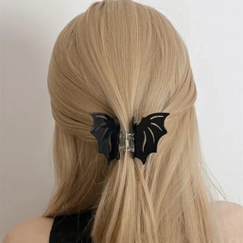 Halloween Bat Hair Clip Punk Personality Acetic Acid HairClaw 2023 Μοντέρνα σχεδίαση Γυναικεία κορίτσια Αξεσουάρ αποκριάτικων κεφαλών