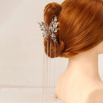 Στυλ πεταλούδα Μαλλιά Νύχι Περλ Καρχαρία Κλιπ κεφαλής Vintage νύχια με αλογοουρά Μοντέρνο κλιπ μαλλιών για κορίτσι Χαριτωμένα αξεσουάρ μαλλιών