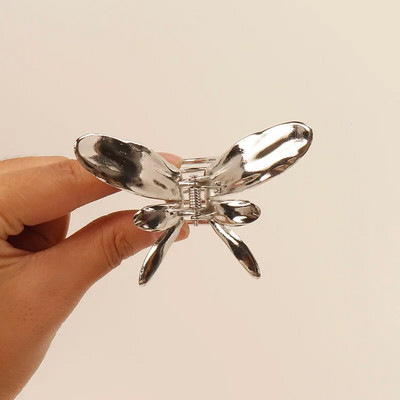 Στυλ πεταλούδα Μαλλιά Νύχι Περλ Καρχαρία Κλιπ κεφαλής Vintage νύχια με αλογοουρά Μοντέρνο κλιπ μαλλιών για κορίτσι Χαριτωμένα αξεσουάρ μαλλιών