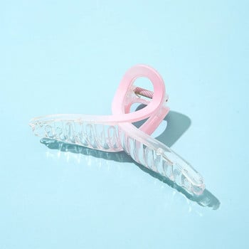 2023 New Women Fashion Gradient Claw Clip Διαφανές ακρυλικό Large Hair Claw Korean for Girl Clip Barrette Αξεσουάρ μαλλιών