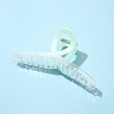 2023. gada jauna sieviešu modes gradienta spīļskava, caurspīdīga akrila, liela matu spīle, korejiešu, meitenēm, Barrette matu aksesuāri