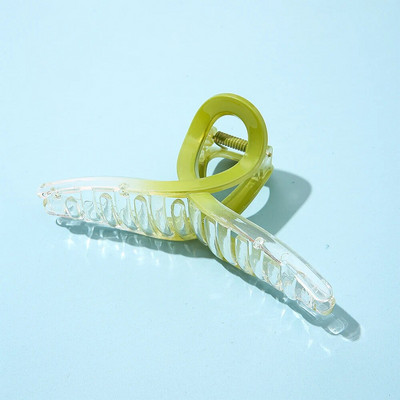 2023. gada jauna sieviešu modes gradienta spīļskava, caurspīdīga akrila, liela matu spīle, korejiešu, meitenēm, Barrette matu aksesuāri