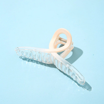 2023. gada jauna sieviešu modes gradienta spīļskava, caurspīdīga akrila, liela matu spīle, korejiešu, meitenēm, Barrette matu aksesuāri