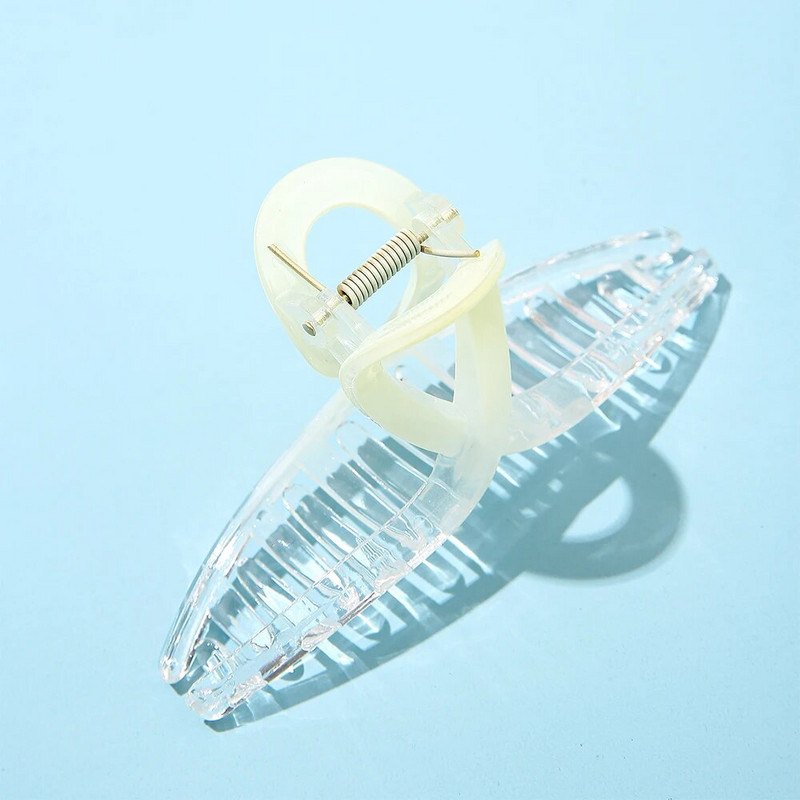 2023. gada jauna sieviešu modes gradienta spīļskava, caurspīdīga akrila, liela matu spīle, korejiešu, meitenēm, Barrette matu aksesuāri