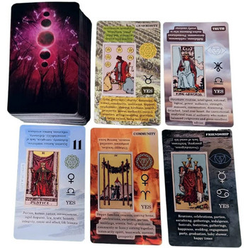 New Witchy Cauldron Beginner Tarot, Εκμάθηση Ταρώ, Κάρτες Ταρώ για αρχάριους με σημασίες πάνω τους, Λέξεις-κλειδιά, Αντίστροφα, Τσάκρα