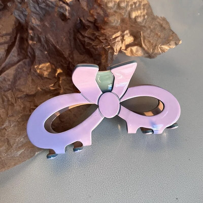 Κορεάτικη μόδα Hollow Love Heart Bow Knot Claw Clip Sweet Charm Girly Trendy Hair Clip Aesthetics Y2k Αξεσουάρ μαλλιών για γυναίκες