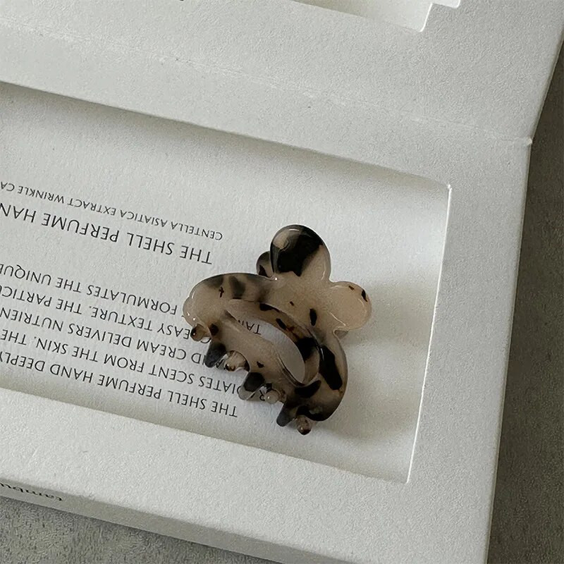 Ženska mala veličina Jednobojni dizajn zeca Acetatne ukosnice Kosa Trendovska kosa Kandže Djevojačke kopče sa strane Dodaci za kosu Pokrivala