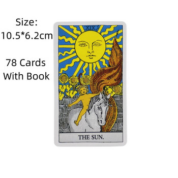The Rider Tarot Cards A 78 Deck With Paper Guidebook Oracle English Divination Edition Borad Playing Games