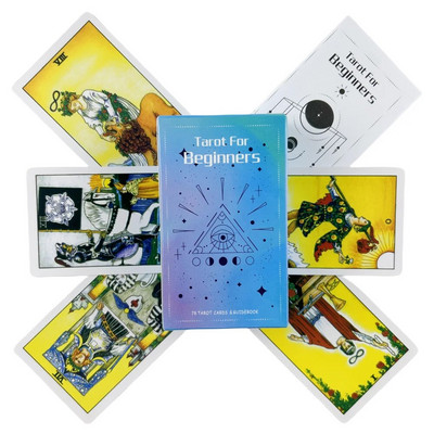 Cărți de tarot Călărețul Un pachet de 78 cu ghid de hârtie Oracle English Divination Edition Borad Playing Games