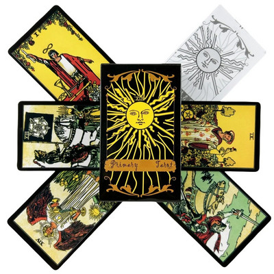 The Rider Tarot Cards A 78 Deck With Paper Guidebook Oracle English Divination Edition Borad Playing Games