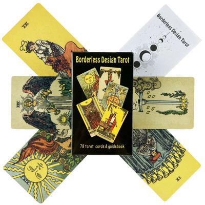 Cărți de tarot Călărețul Un pachet de 78 cu ghid de hârtie Oracle English Divination Edition Borad Playing Games