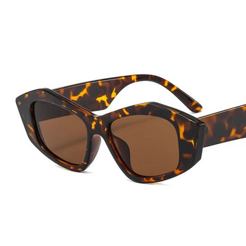 2021 Нови модни слънчеви очила с котешко око Жени Мъже Cool PC Gradients Lens Leopard Zebra Pattern Trend Vintage Casual Sunglasses UV400