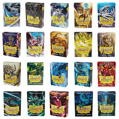 Dragon Shield 60 DB/doboz YGO játékkártya ujjak Japán Yu-Gi-Oh kis méretű MINI Társasjáték Kártyák Védőburkolat