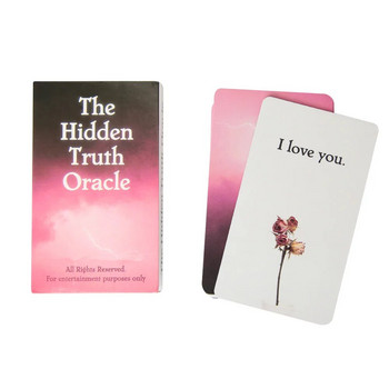 Love Oracle Card Deck Mysterious Divination Prophecy Fate Tarot Deck for Women Επιτραπέζιο παιχνίδι με κάρτες για πάρτι για κορίτσια