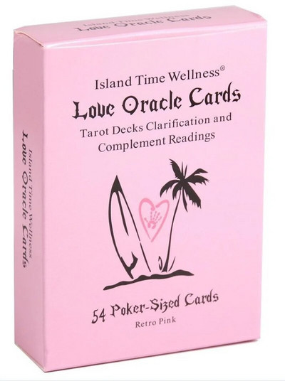 Love Oracle Card Deck Mysterious Divination Prophecy Fate Tarot Deck for Women Επιτραπέζιο παιχνίδι με κάρτες για πάρτι για κορίτσια