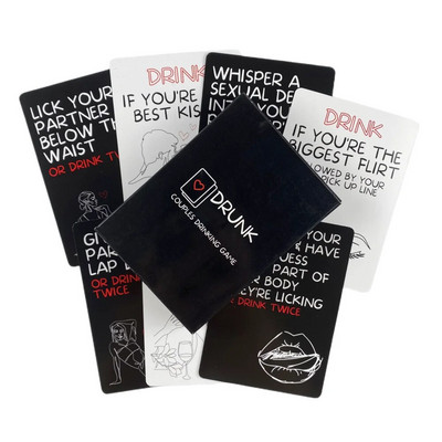 Purjus paarid joovad mängukaarti paarile Kanaõhtu suulised peomängud kohtinglaua tekk Magamistuba MIDA MA JOON, KUI TEIL ON