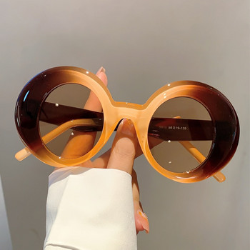 KAMPT Vintage στρογγυλά γυαλιά ηλίου Γυναικεία 2023 New Fashion Candy Color Outdoor Beach Shades Trendy Ins Επώνυμα γυαλιά UV400