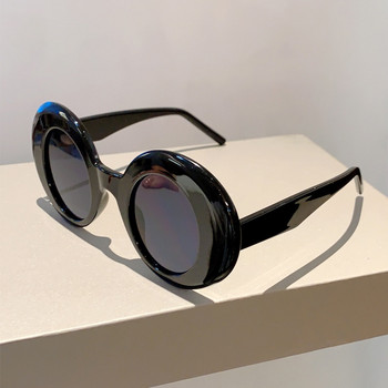 KAMPT Vintage στρογγυλά γυαλιά ηλίου Γυναικεία 2023 New Fashion Candy Color Outdoor Beach Shades Trendy Ins Επώνυμα γυαλιά UV400