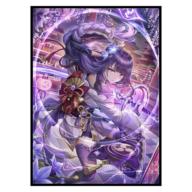 67x92mm 60PCS Holografski rukavi Pokemon Card Loader Anime Protector Card Cover za MTG WS kartice za razmjenu društvenih igara