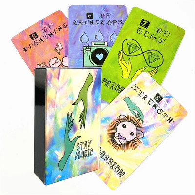 Jaunas Tarot Oracle kartes Interaktīvās galda spēļu kāršu spēles Ģimenes bāra dzeršanas spēle Spēlē ar ģimeni