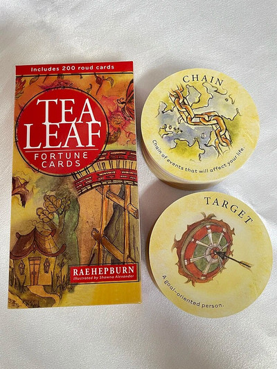 200 KOM Roud Fortune Oracle špil Rune Divination Engleske afirmacijske karte Čvrsti proročki tarot