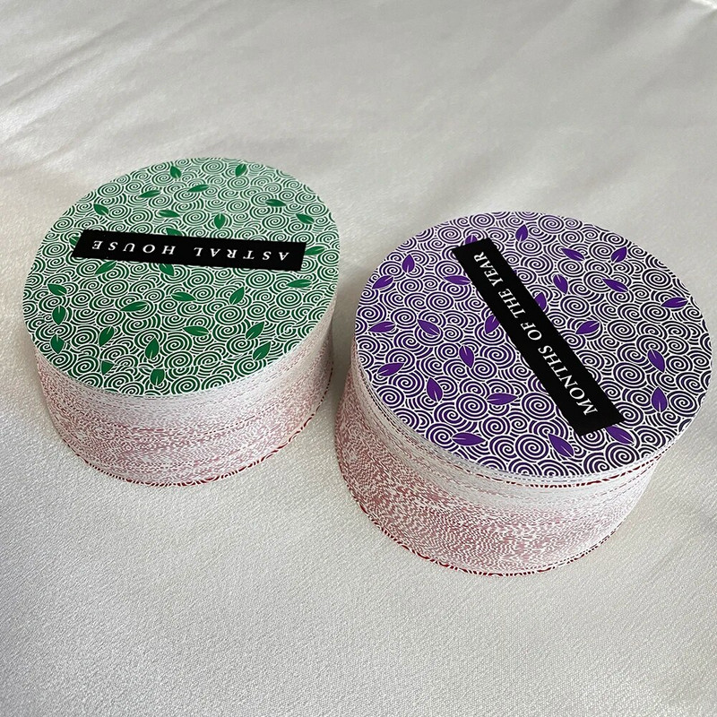 200 KOM Roud Fortune Oracle špil Rune Divination Engleske afirmacijske karte Čvrsti proročki tarot