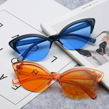 VIVIBEE Νέα 2023 Γυναικεία γυαλιά ηλίου Cat Eye Designer Luxury Vrand Red Cateye γυαλιά για γυναίκες Vintage ντεγκραντέ γυναικεία γυαλιά