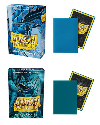Dragon Shield 60PCS/κουτί YGO Κάρτες παιχνιδιών μανίκια Παίζοντας για ιαπωνικό Yu-Gi-Oh Μικρού μεγέθους MINI Κάλυμμα προστασίας επιτραπέζιων καρτών παιχνιδιών