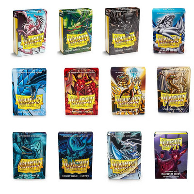 Dragon Shield 60 DB/doboz YGO játékkártya ujjak Japán Yu-Gi-Oh kis méretű MINI Társasjáték Kártyák Védőburkolat