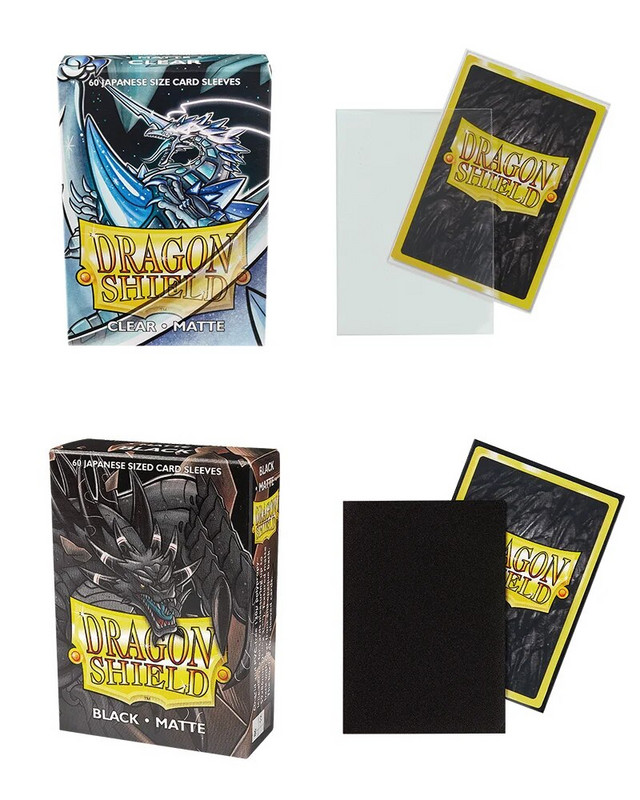 Dragon Shield 60PCS/κουτί YGO Κάρτες παιχνιδιών μανίκια Παίζοντας για ιαπωνικό Yu-Gi-Oh Μικρού μεγέθους MINI Κάλυμμα προστασίας επιτραπέζιων καρτών παιχνιδιών