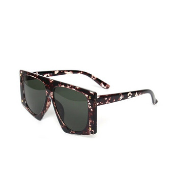 Пънк леопардови слънчеви очила Дамски секси огромни слънчеви очила Мъжки UV400 градиентни нюанси Стиймпънк очила Очила Oculos Escuros