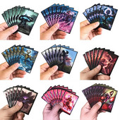 60PCS/BAG TCG Card Sleeves MGT Jace Sleeves Παιχνίδι Nicol Dragon God Protector Cards Shield Dreadhorde Protector Χρώμα μανίκια PKM