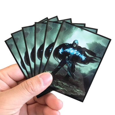60PCS/BAG TCG Card Sleeves MGT Jace Sleeves Παιχνίδι Nicol Dragon God Protector Cards Shield Dreadhorde Protector Χρώμα μανίκια PKM