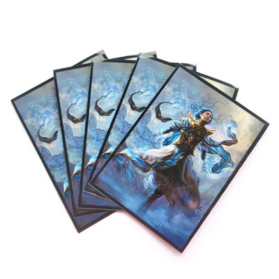 60PCS/BAG TCG Card Sleeves MGT Jace Sleeves Παιχνίδι Nicol Dragon God Protector Cards Shield Dreadhorde Protector Χρώμα μανίκια PKM
