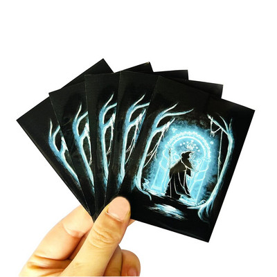 60PCS/BAG TCG Card Sleeves MGT Jace Sleeves Παιχνίδι Nicol Dragon God Protector Cards Shield Dreadhorde Protector Χρώμα μανίκια PKM