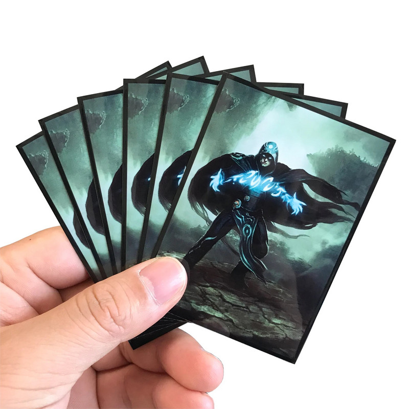 60PCS/BAG TCG Card Sleeves MGT Jace Sleeves Παιχνίδι Nicol Dragon God Protector Cards Shield Dreadhorde Protector Χρώμα μανίκια PKM