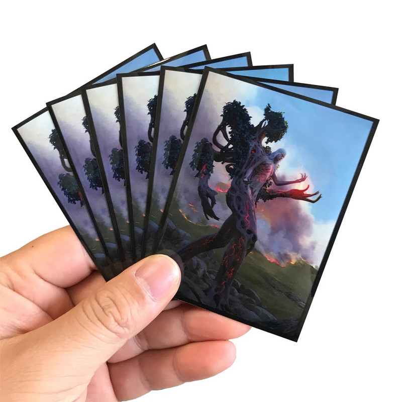 60PCS/BAG TCG Card Sleeves MGT Jace Sleeves Παιχνίδι Nicol Dragon God Protector Cards Shield Dreadhorde Protector Χρώμα μανίκια PKM
