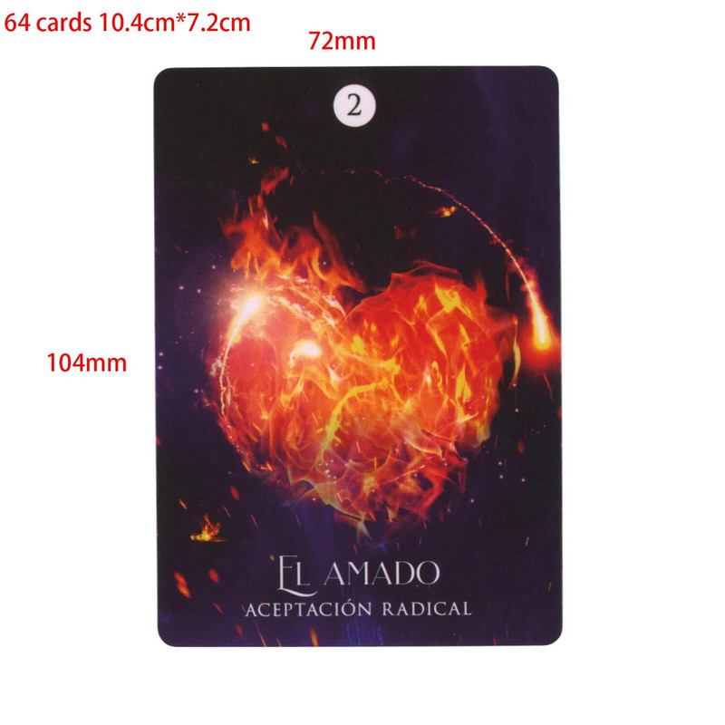 Spānijas Orākula kārtis Skaistas 64 zīlēšanas rūnas Eņģeļu ziņas Tarot Noslēpumainā galda spēle