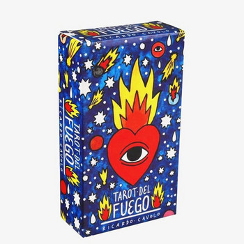 Tarot Del Fuego Cards Tarot for Deck Oracles Electronic Guide Book Game Toy By Ricardo Cavolo