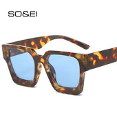 SO&EI New Square Ochelari de soare Femei Retro Clasici Albastru Portocaliu Nuante UV400 Barbati Brand Designer Ochelari de soare